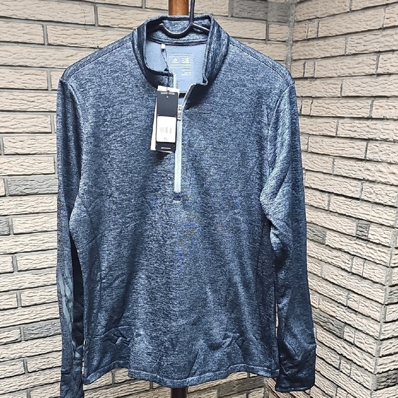 adidas Tops - NWT Adidas Gray Quarter-Zip Pullover Golf Top Ladies Sz XL